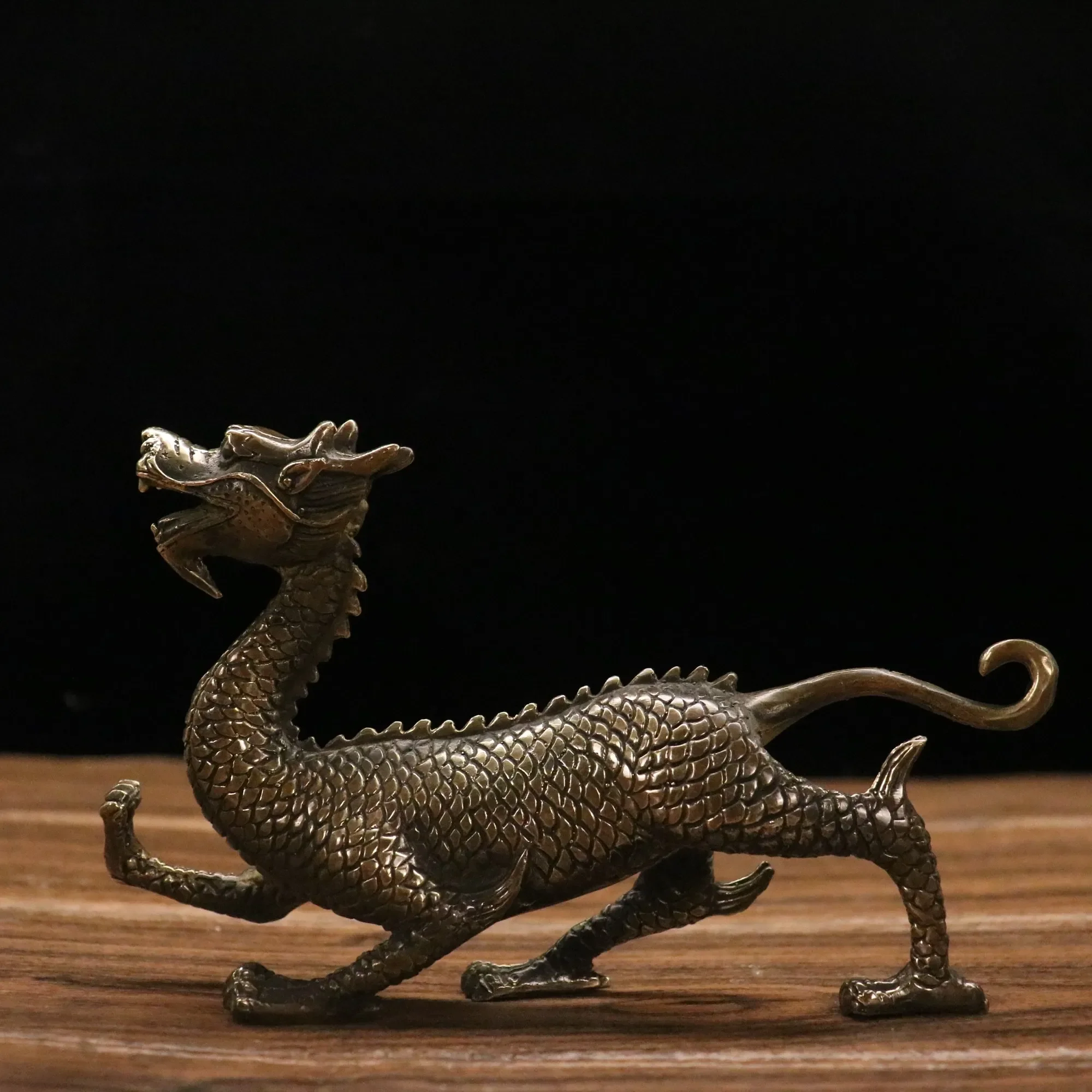 Old Xizang Folk Collection  Guardian of the Four Directions Four directions Mythical beast set Qinglong White tiger Town House