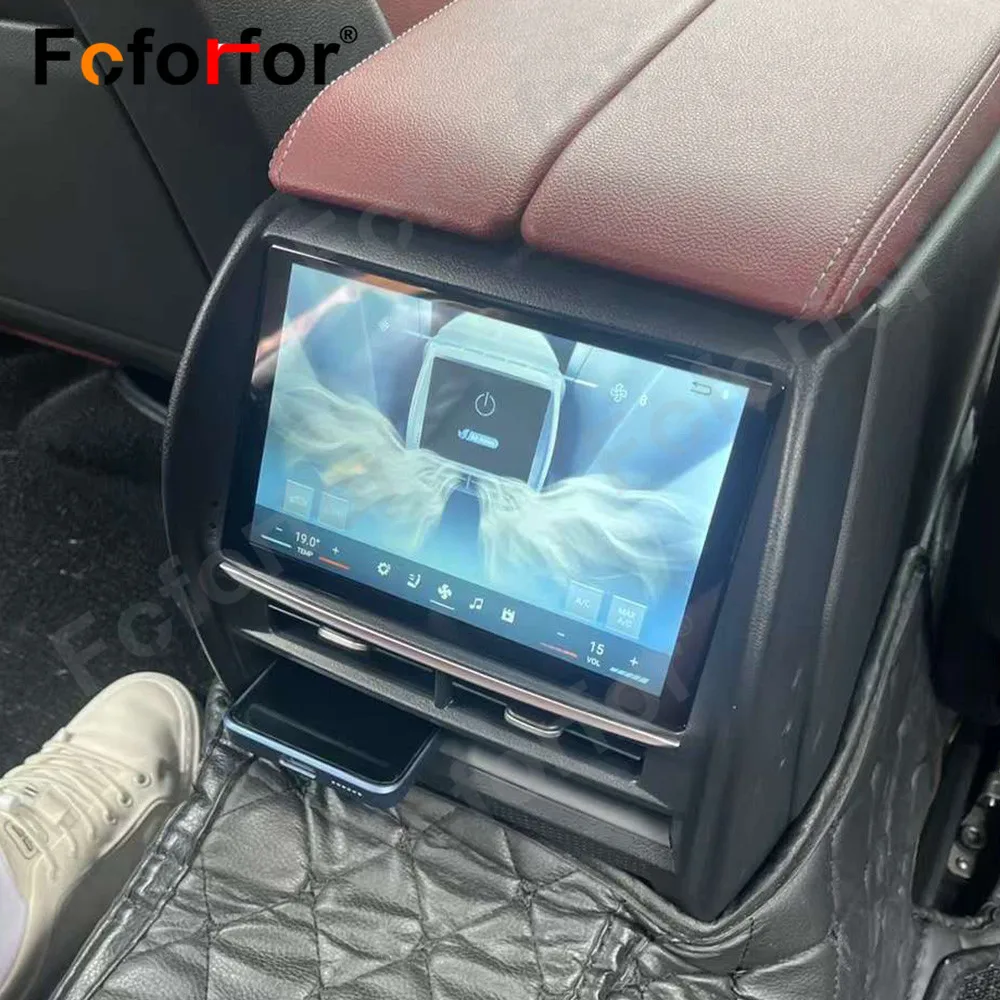 4G LET Digital Rear Air Conditional Outlet For BMW 5S G30 G31 G38 2017-2023 Auto Back Row Seat VeCockPit Car Android 14 Screen