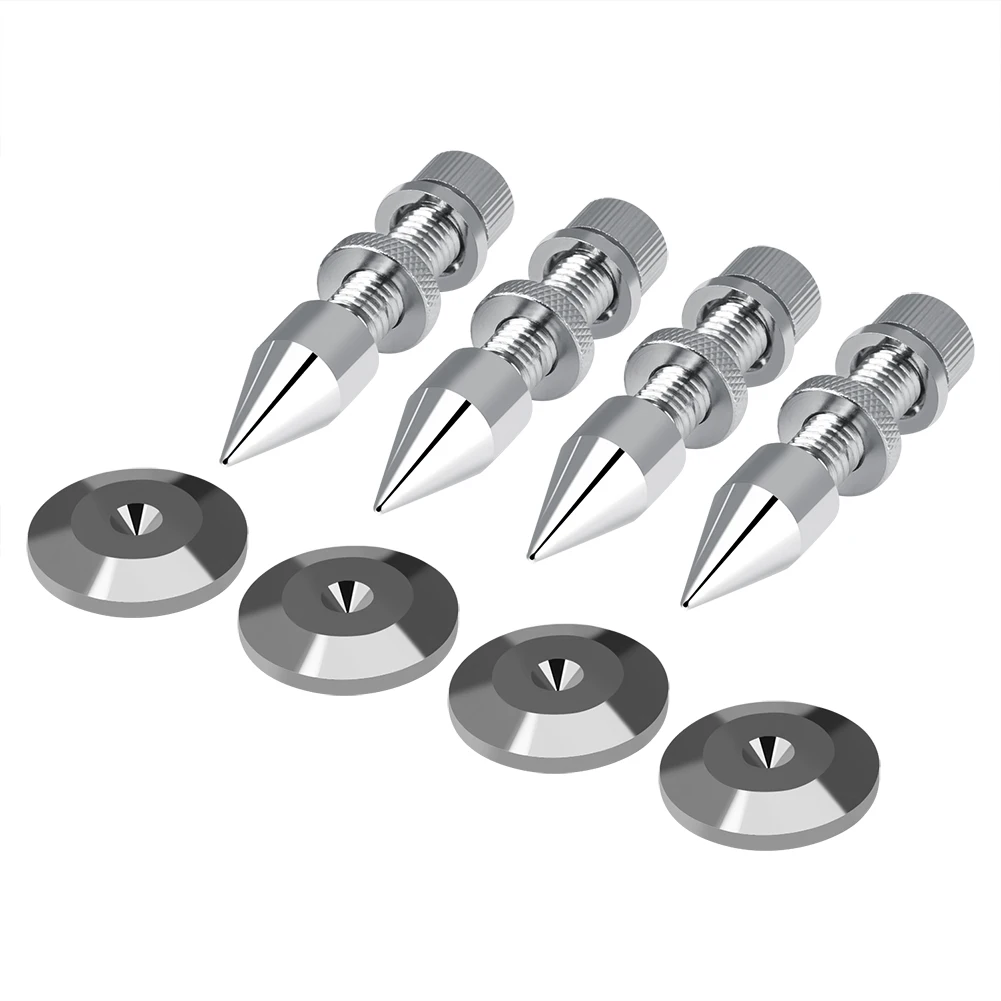 speaker spike feet Speaker Spike Isolation Spikes Stand Foot HiFi Speaker Shockproof Cone Base Pads speaker spike pads