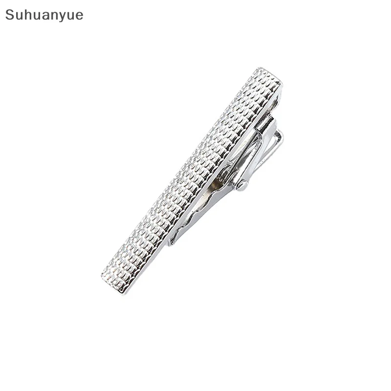 Men's Elegant Metal Tie Clasp, Perfect for Weddings and Formal Shirts