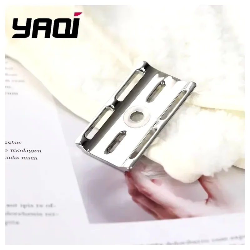 YAQI Safety Razor Head Men Razor with Sentinel Ghost 90SB 316 Stainless Steel Polished 0.90mm Blade Gap Collectibles Mens Gift