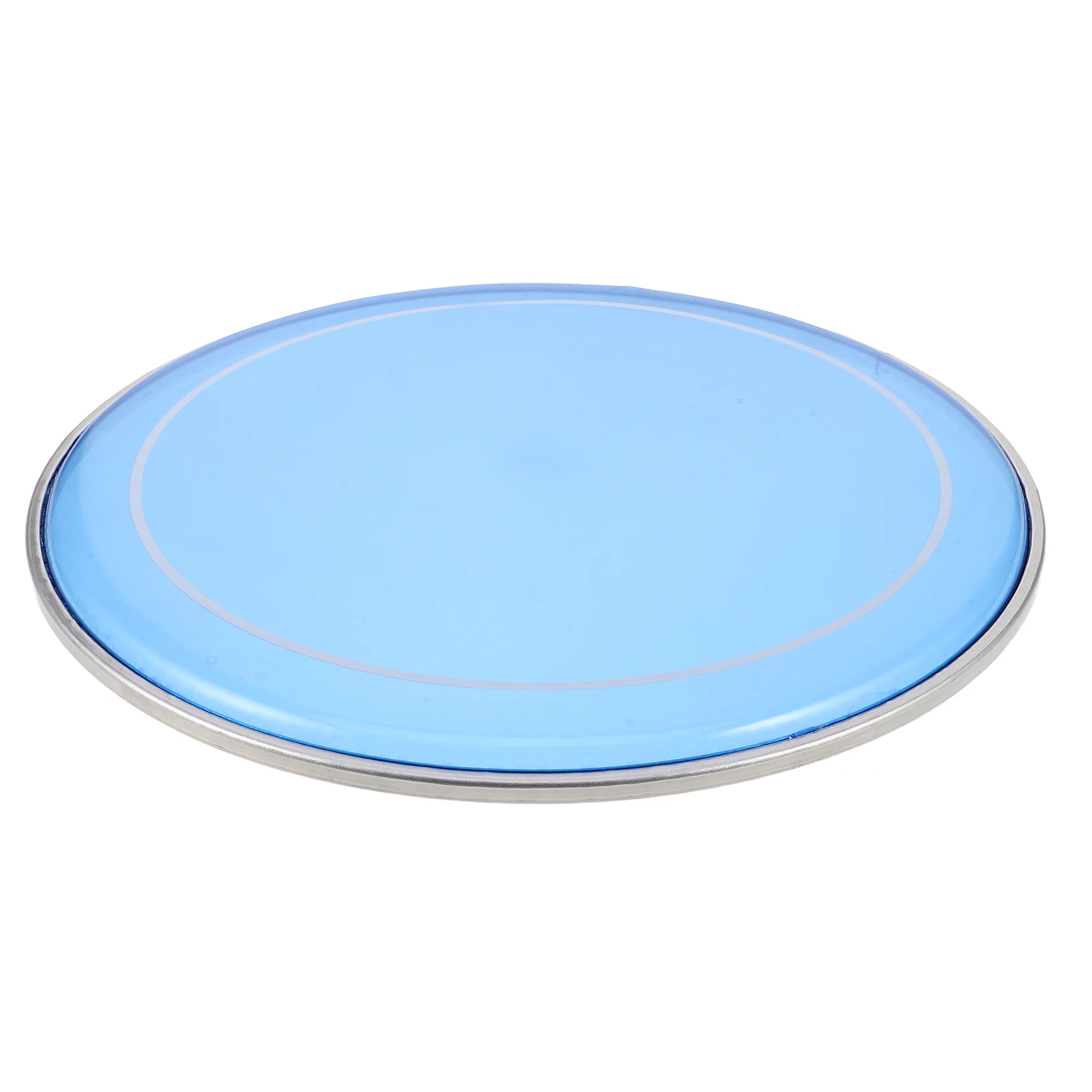 طبقة مزدوجة الجاز رئيس 12 بوصة الأزرق النفط الجلد كمين رؤساء استبدال رأس الطبل المستديرة اكسسوارات طبل تركيبات الموسيقية #4