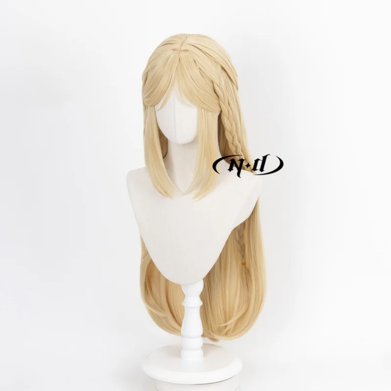 ND Cartethyia Cosplay Wigs Hairpiece Wuthering Waves Cosplay Hair Wigs for Comic Con Coser Costume Theme Party Heat Resistant