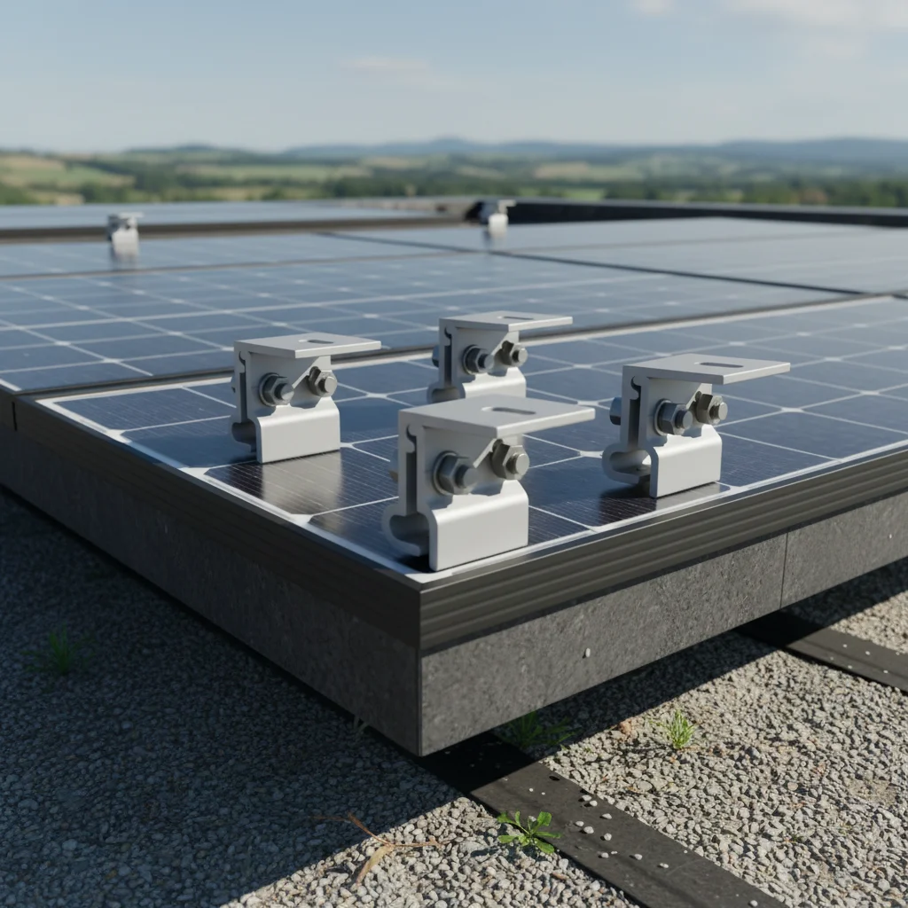 1/4pcs Standing Solar Seam Clamp PV Roof Fixing Mounting Sheet Solar Panel Rack With Screws Washer For Solar Panel Installations