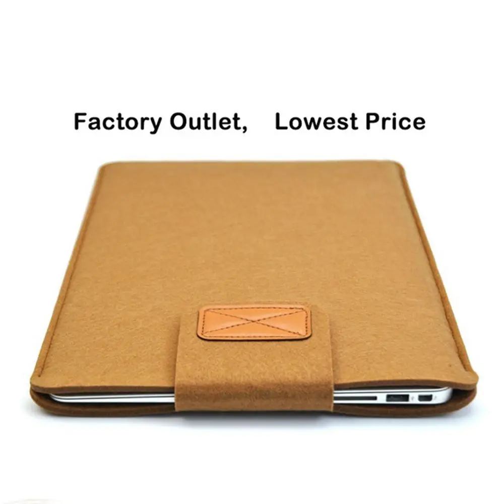 8 Inch Envelope Pocket Pouch Capa Tablet Covers Sleeve Case Wool Felt