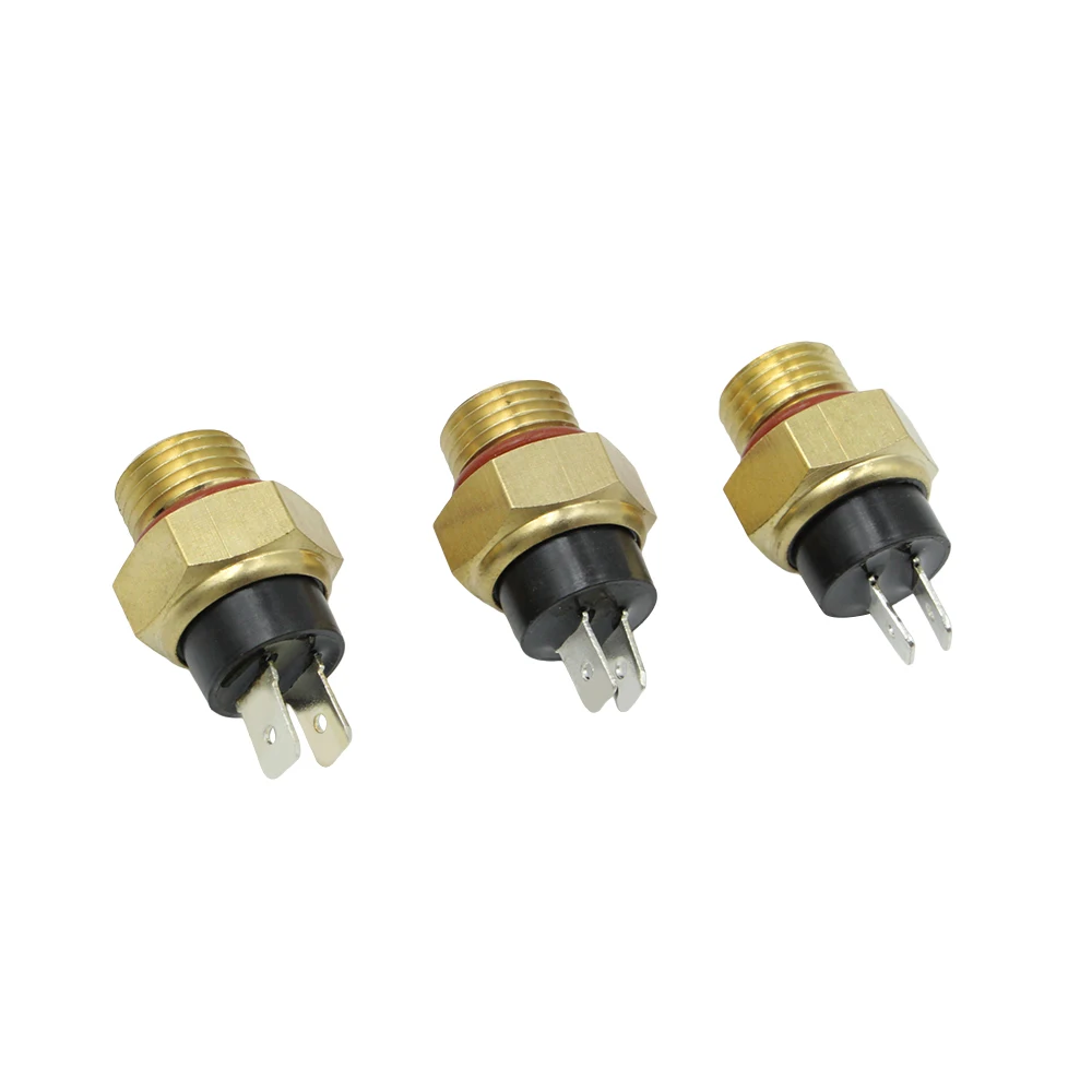 

M16 65/75/80℃ Durable Brass Motorcycle Radiator Coolant Fan Water Temperature Thermostat Switch Efficient Performance