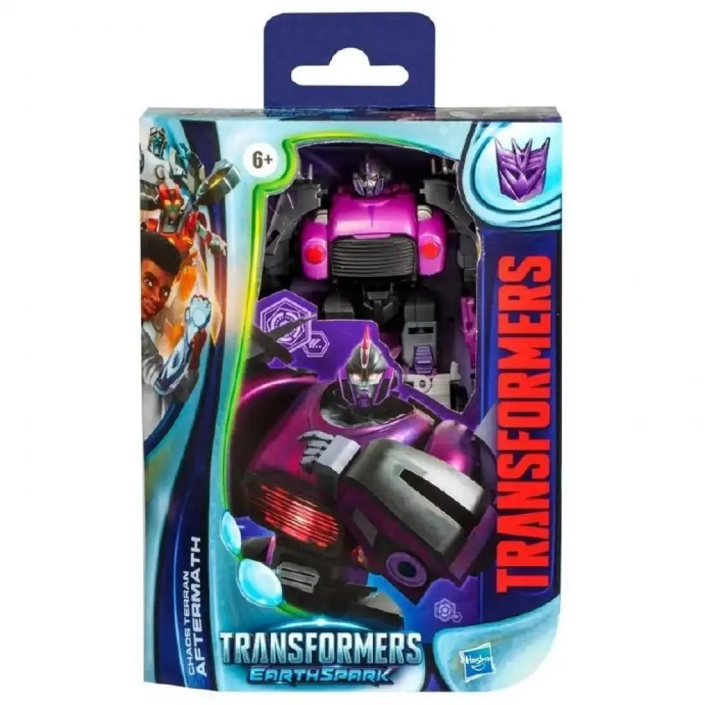 classic Hasbro Transformers Earth Spark Enhanced Hard Candy Cartoon Anime Mobile Model Handmade Children's Gift Collectibles