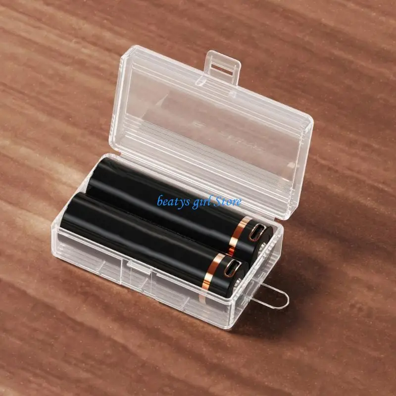

C7AB Battery Storage Case Container for 2pc 21700 Efficient Battery Storage Box