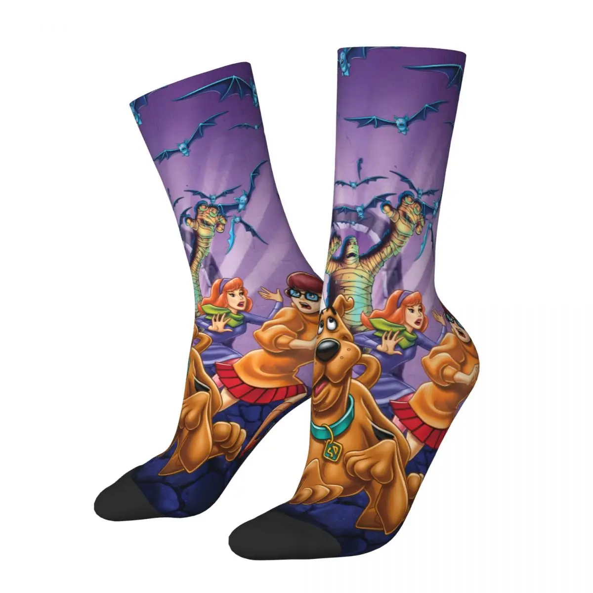 

Cartoon Sock Printed Man Polyester