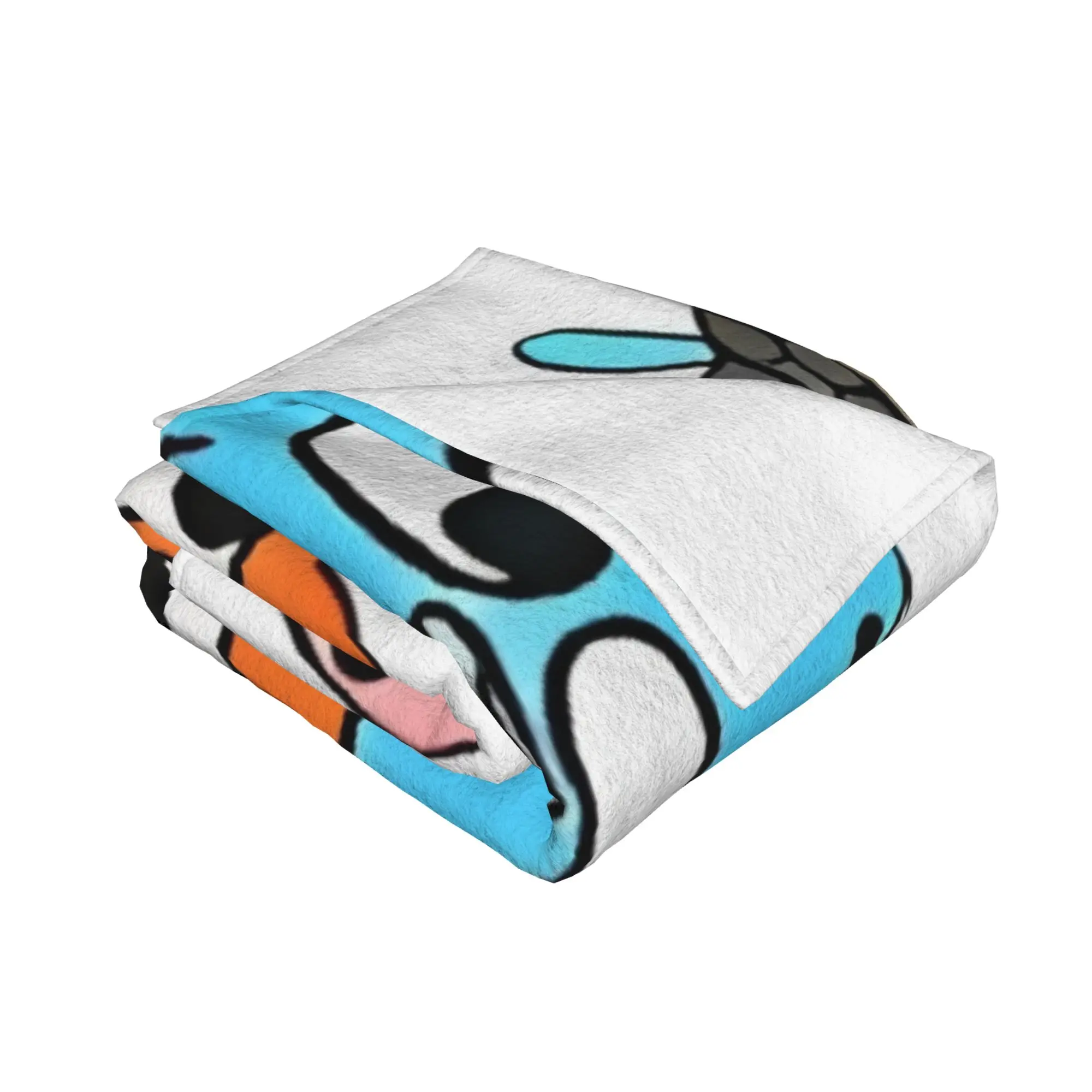 1PC home Cutecore Cartoon Movie tThe Amazing World of Gumball Blanket Super Cosy Plush Home Living Room Sofa halloween