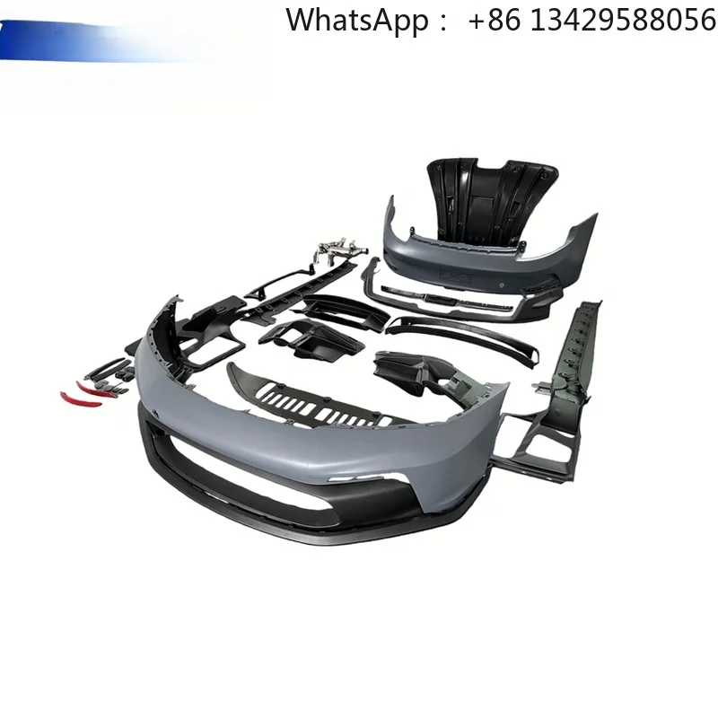 GT3 Style Injection Molded PP Body Kit Front Rear Bumper Side Skirt Spoiler Hood Fit 911 992 Car Exterior Modification Parts
