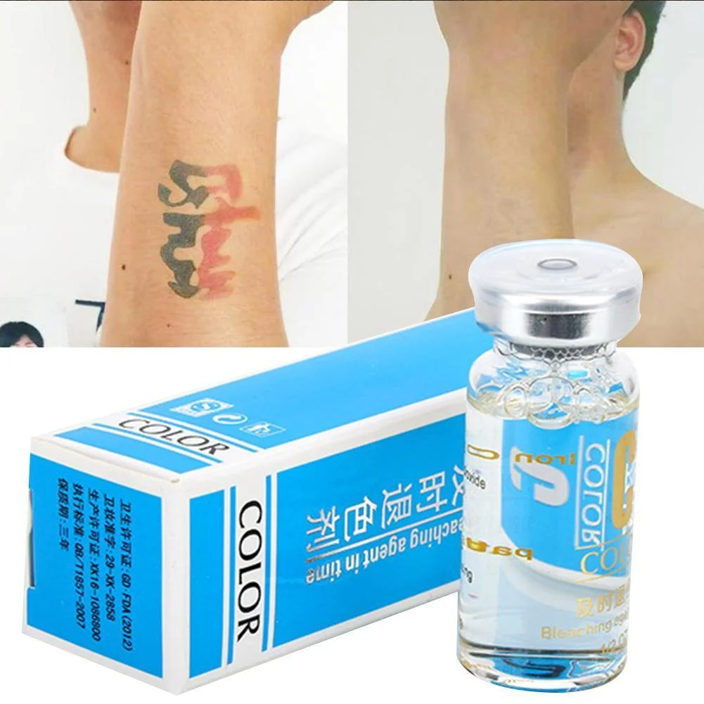 Professional 10ml Quick Tattoo Removal Cream Microblading Bleaching Corrector Spmu Makeup Pigment Permanent Removal for Tattoo