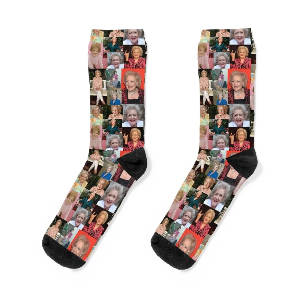 

betty white Socks sheer funny gifts aesthetic tennis Socks Men Women's cute gifts crazy Socks Women Men's