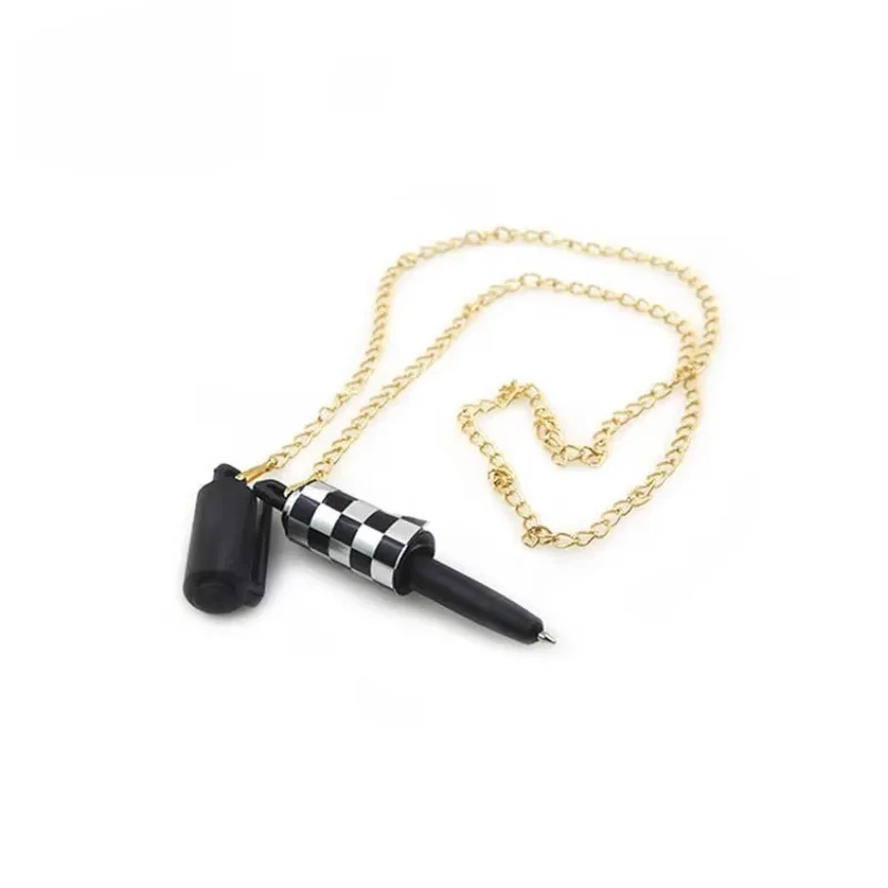 Magician Fism Pen To Necklace Chain Pencil or Vanishing Disappearing Magic Tricks Visual Effect Gimmick Funny Magia Props Games