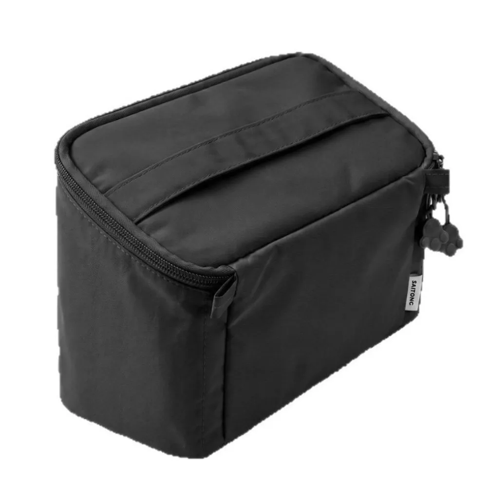 Large Capacity Makeup Organizer Bag With Dividers Versatile Cosmetic Storage Pouch Portable Handheld Makeup Pouch