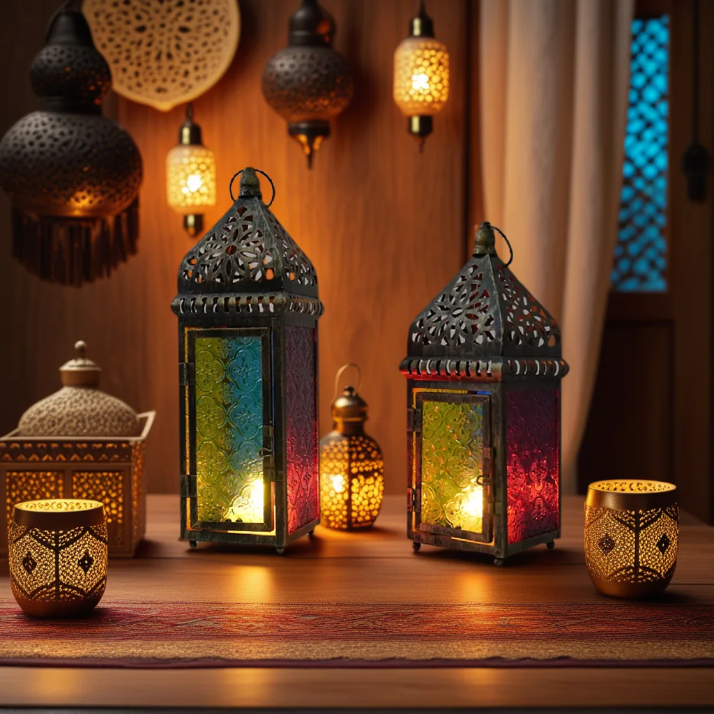 

Amazon's new Moroccan candlestick wrought iron hollow lantern home decoration atmosphere ornament can be sent on behalf of other