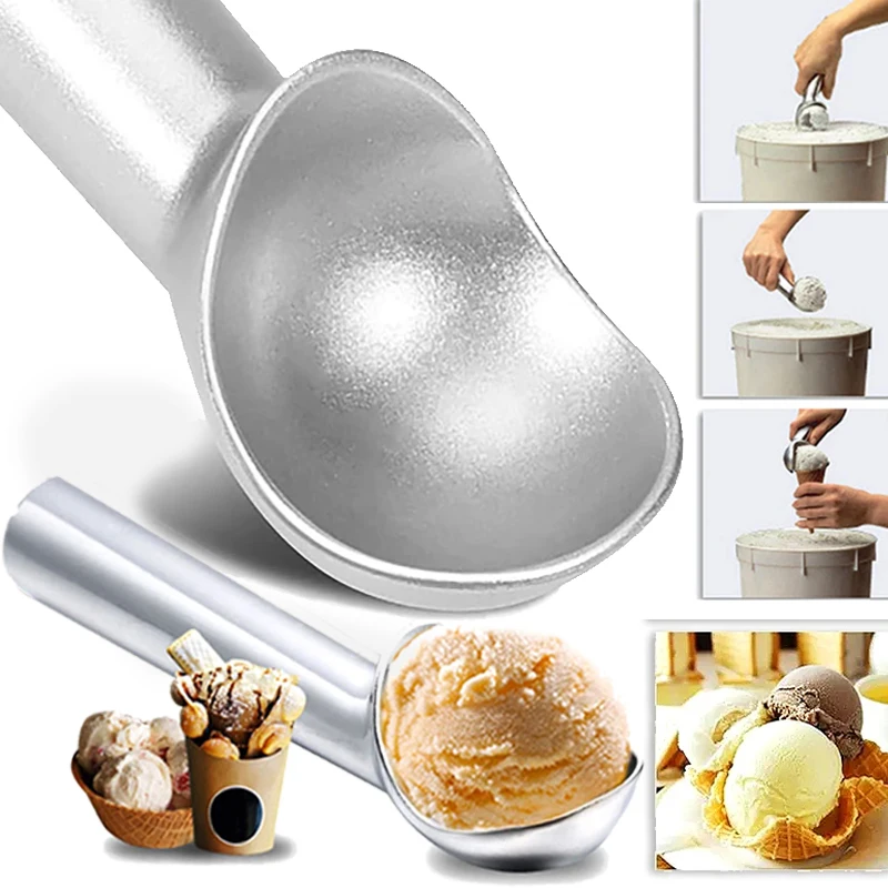 Ice Cream Scoops Fruit Balls Cookie Spoons Ice Cream Spoon Digger Yogurt Sorbet Scooper Home Kitchen Alloy Gadgets Accessories