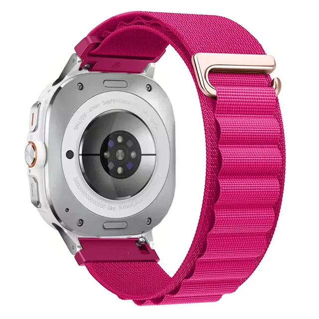 สายรัด ALPINE Watch สำหรับ Samsung Galaxy Watch, สายรัดข้อมือไนลอนระบายอากาศได้ดี47มม. อุปกรณ์เสริมสายนาฬิกาอัลตร้าสำหรับ Galaxy Watch