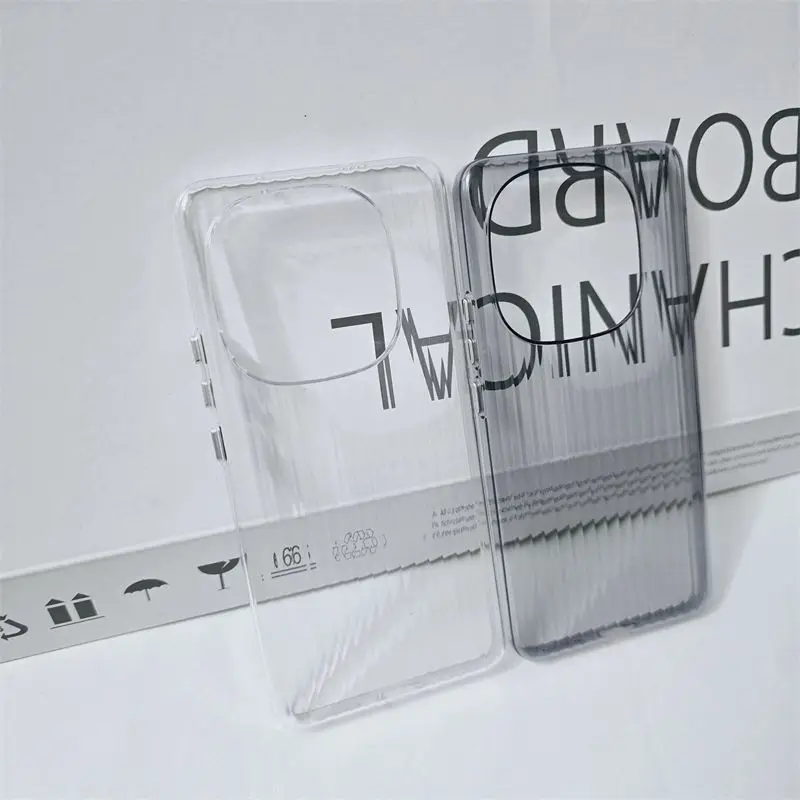 حافظة لهاتف VIVO IQOO Z10 Turbo Pro شفافة عالية مموجة بسيطة بفتحة كبيرة غطاء صلب لهاتف IQOO Z10 Turbo Plus Funda