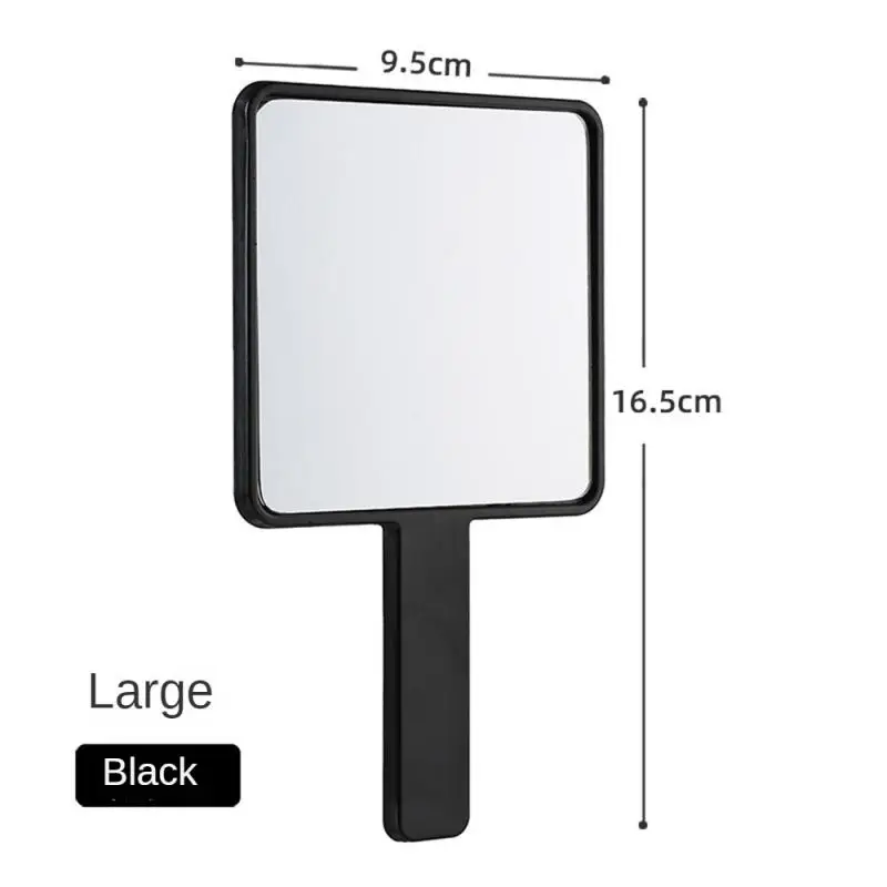 Eyelash Extension Handheld Makeup Mirror Square Makeup Vanity Mirror with Handle Hand Mirror SPA Salon Compact Mirrors