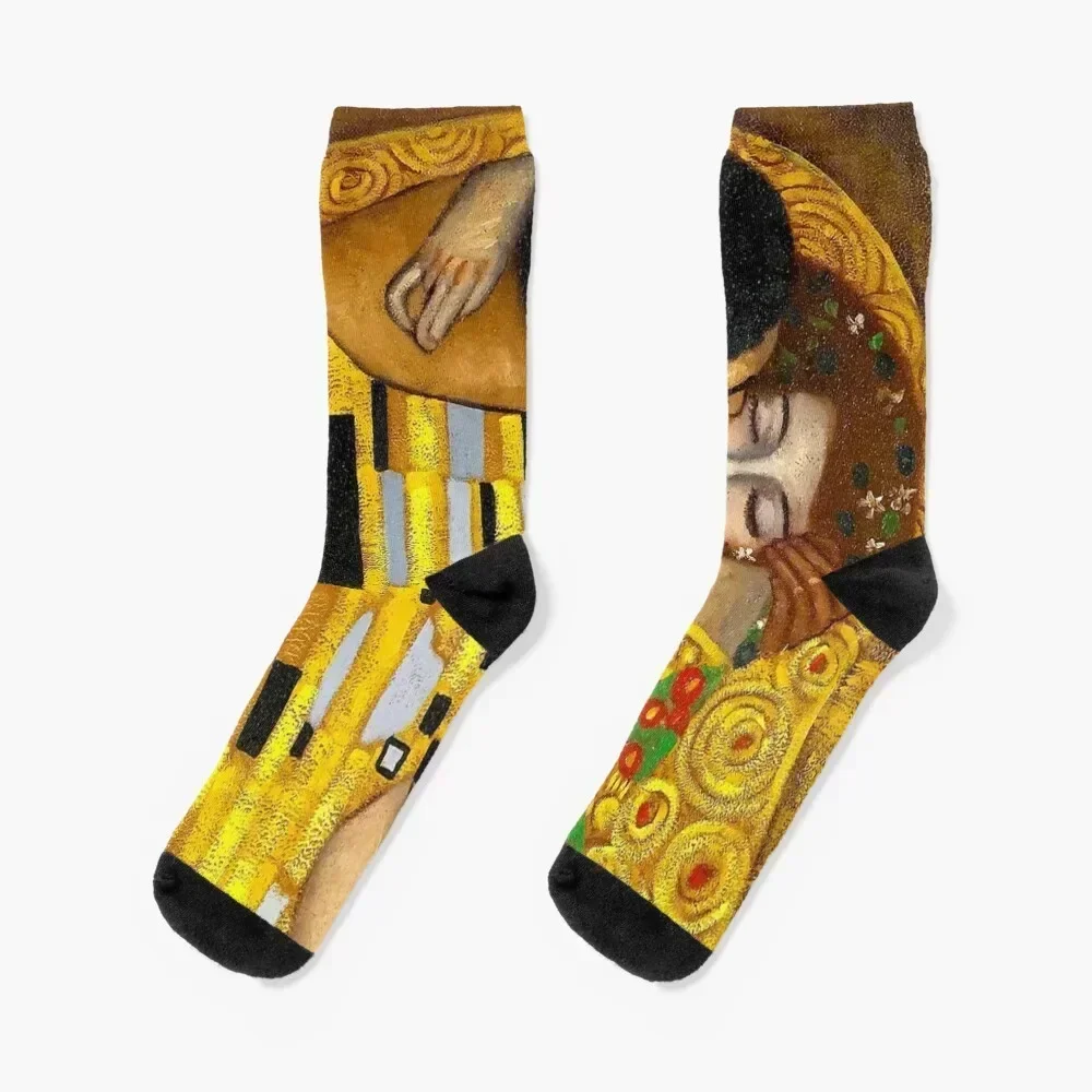 

Gustav Klimt patting art Colorful Socks gift bright garter snow Socks For Men Women's