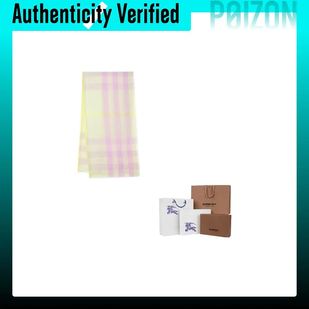 Burberry Cashmere Knit Scarves Women's Multicolor 80502001