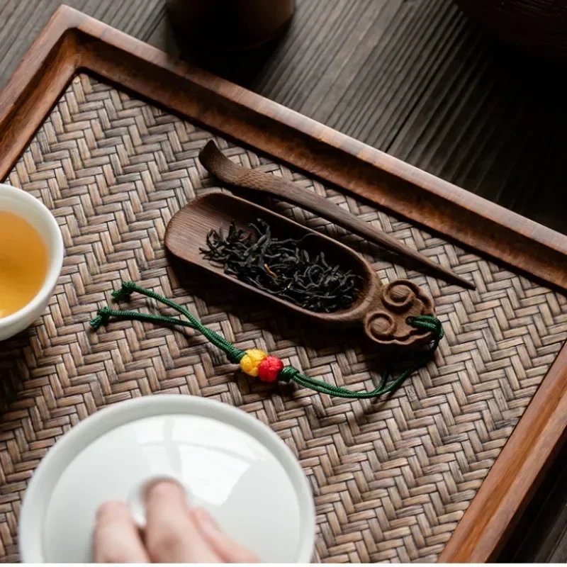 Traditional Retro Chaze Tea Needle Set Handmade Teaware Accessories Coffee Bean Dose Trays Seasoning Dispenser Tools Gifts - view 3