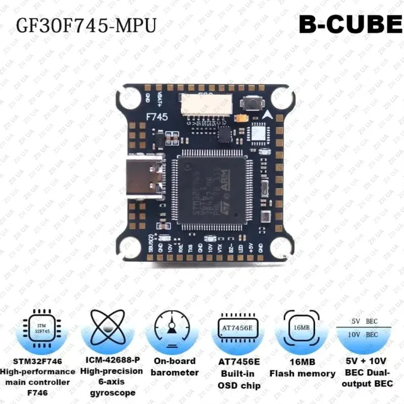 F722 F7/F745 V2 Flight Control 45A/60A 4INI ESC VTX1000 Video 1080P Camera INAV Betaflight Flight Controller RC Drone FPV Racing