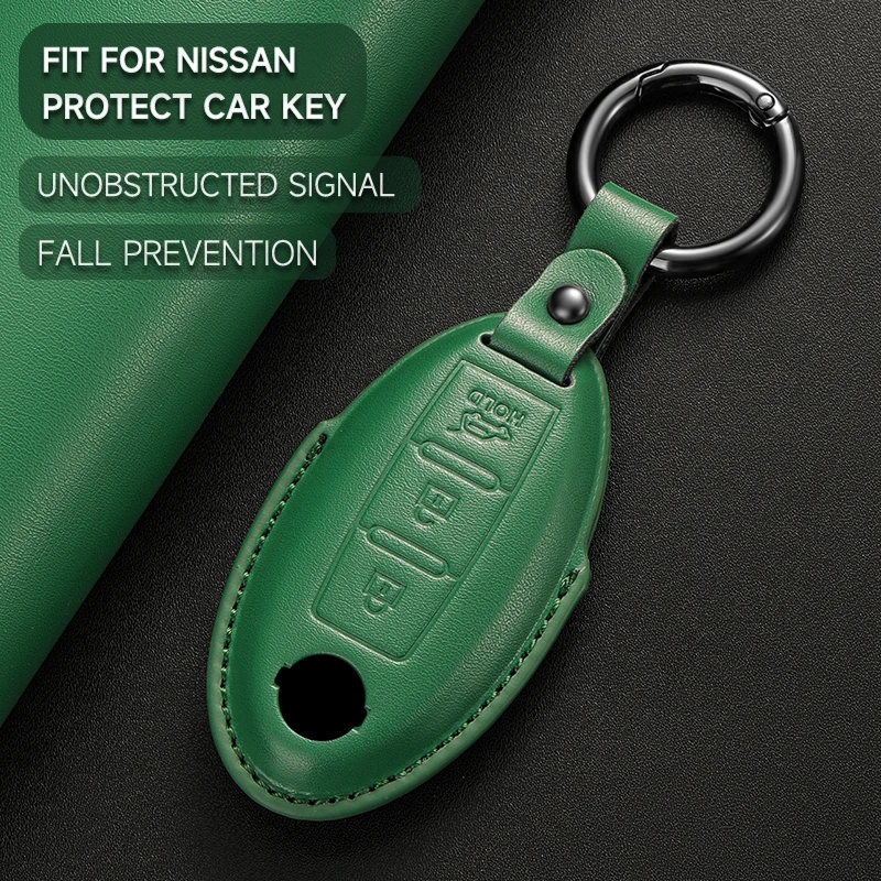 الجلود غطاء مفتاح السيارة حماية قذيفة المفاتيح لنيسان X-Trail T33 قاشقاي J12 ألتيما Teana ماكسيما كويست باترول مورانو