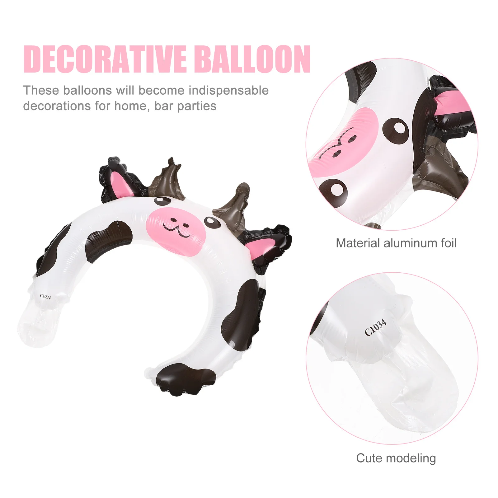 

50pcs Animal Headband Balloons Inflatable Cartoon Hair Party Decor For Kids Halloween Christmas Festival Balloon Headband Party