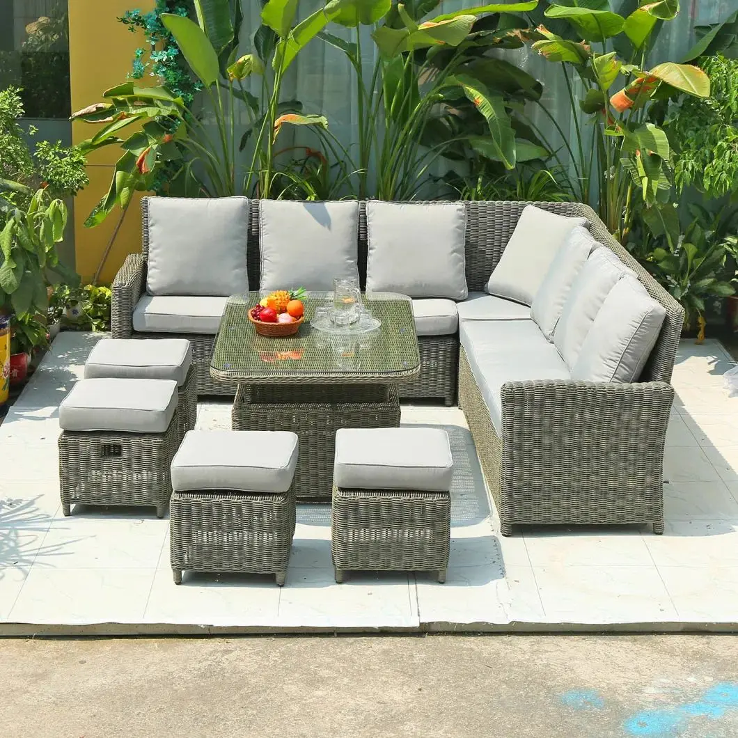 Modern Rattan/Wicker Garden Custom Furniture Sofa Set Outdoor Patio Furniture