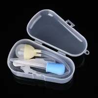 Mouth Suction Type Nasal Aspirator for Baby Infant Liquid Medicine Dropper Tweezer Set Nasal Mucus Cleaner Anti-reflux Booger