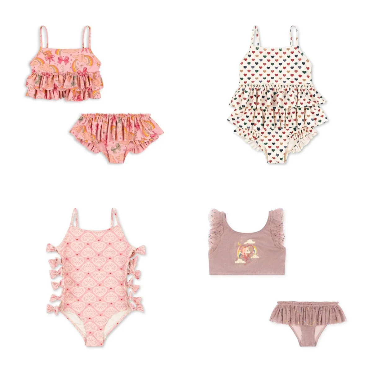 

Детские комплекты купальников, летние купальники для маленьких девочек, цельные праздничные плавки для мальчиков, детское морское бикини для плавания, отпуск