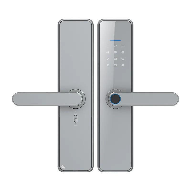 Indoor door lock graffiti, one grip open fingerprint password smart door lock