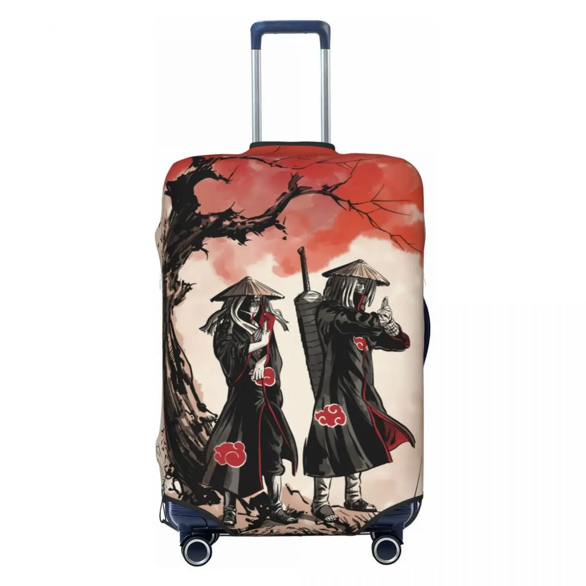 

Custom Funny Narutos Uzumaki Anime Luggage Cover Protector Dust Proof Travel Suitcase Covers