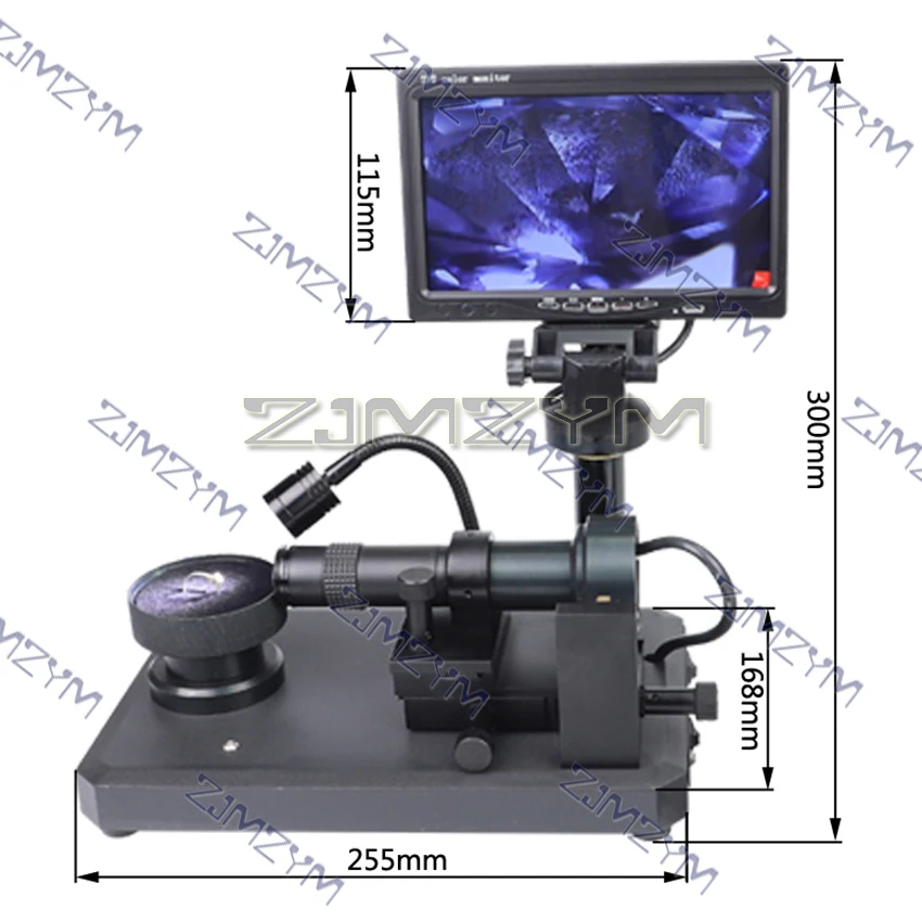 7 "LCD مجهر رقمي 110X الماس نقش المشاهد Gia الليزر مراقب أداة تقييم الخصر مرآة عدسة مكبرة
