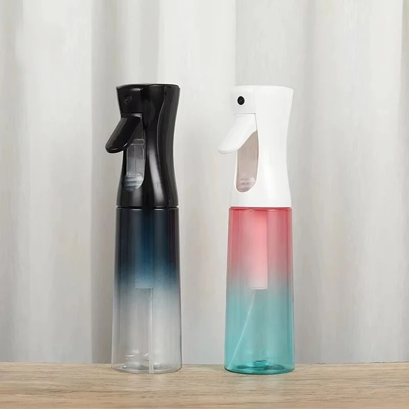 200ml Gradient Empty High Pressure Fine Mist Continuous Sprayer Hair Care Makeup Facial Hydration Water Replenishing Bottle
