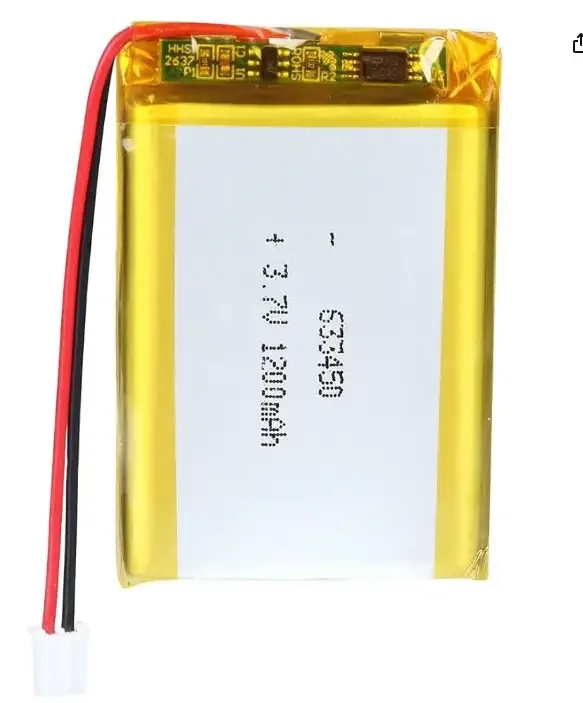 buy more will cheap 633450 polymer lithium battery 3.7V 1200mAh high-capacity hand warmer smart lock 2.0head lithium battery