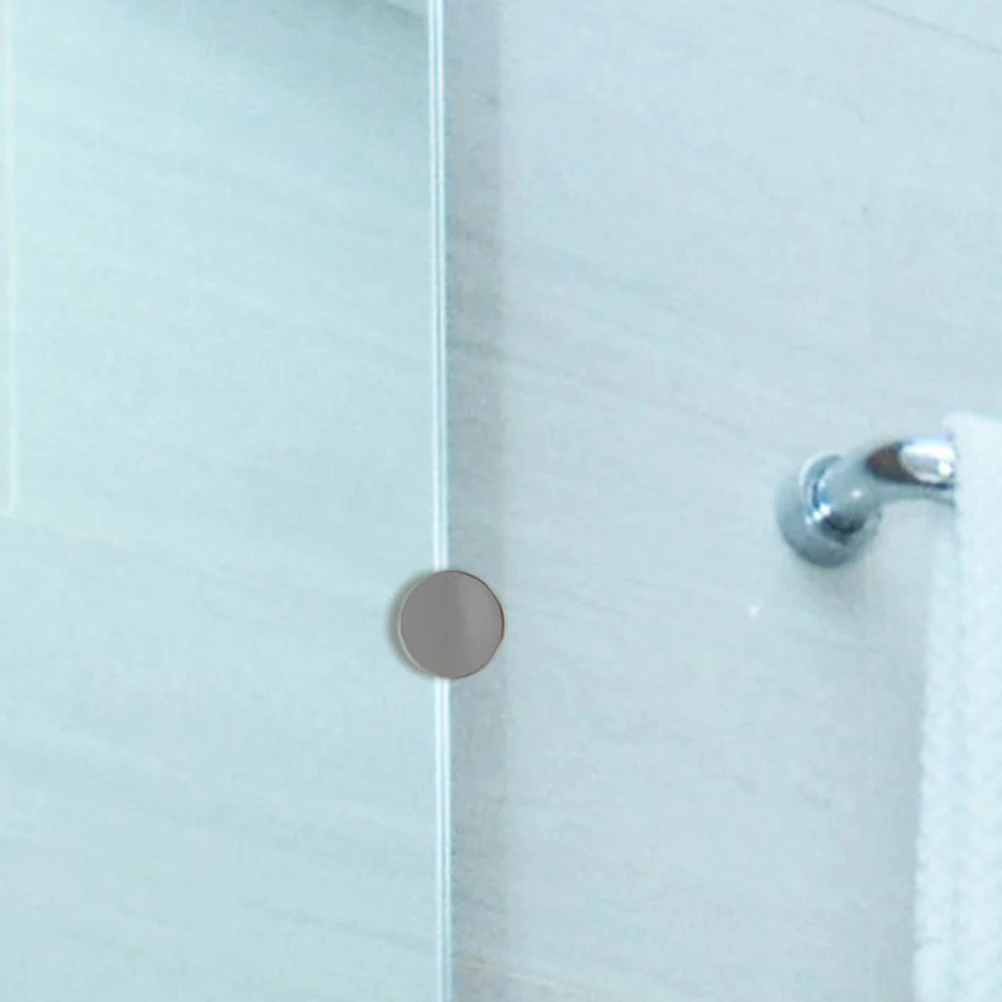 

10pcs Clips For Wall Mounting Zinc Alloy Glass Clamp Shelf Support Pegs Bathroom Mirror Brackets Frameless Mirror Holder Clamps