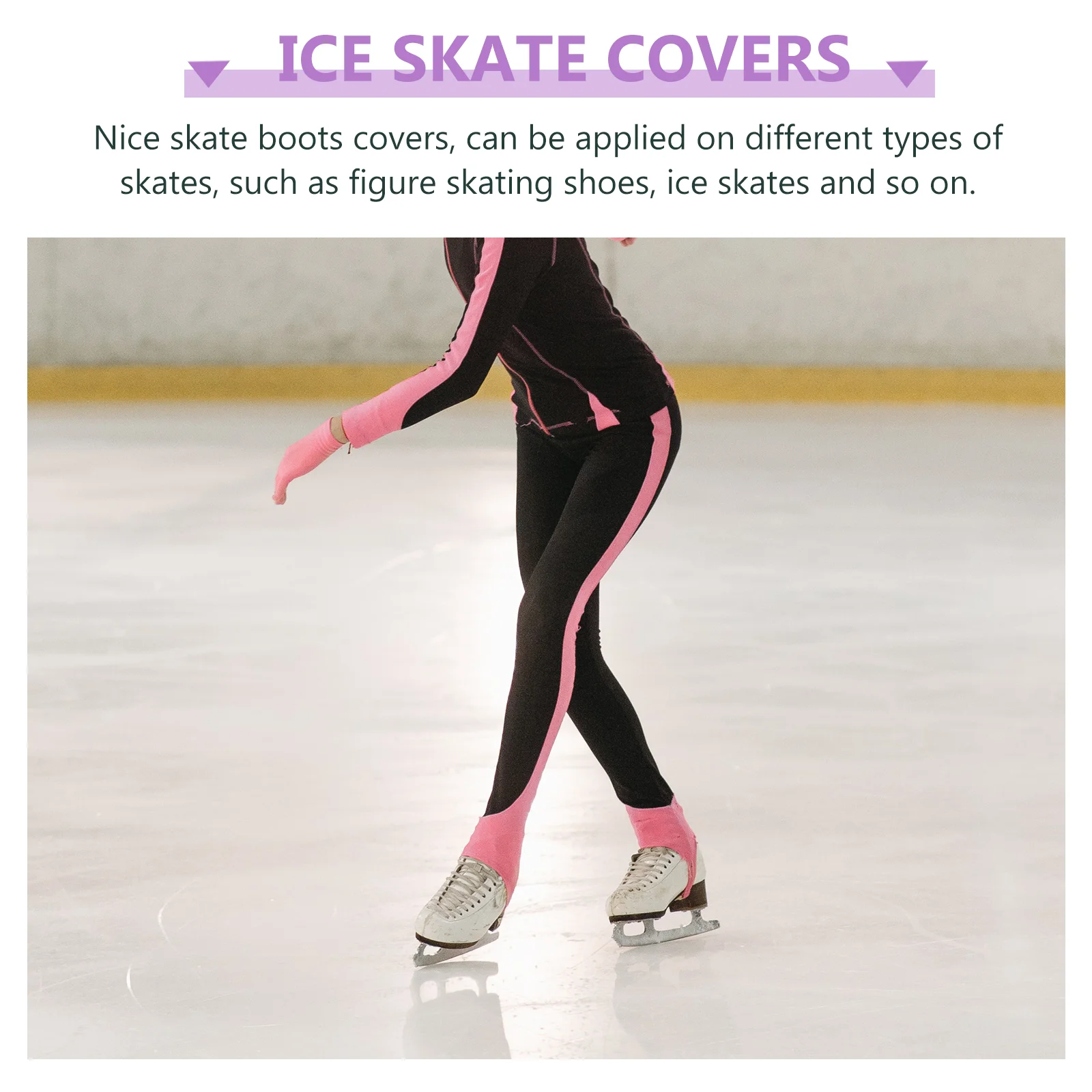 Capa protetora para patins de 4 rodas, Capas Skate, Ice Portable Boot