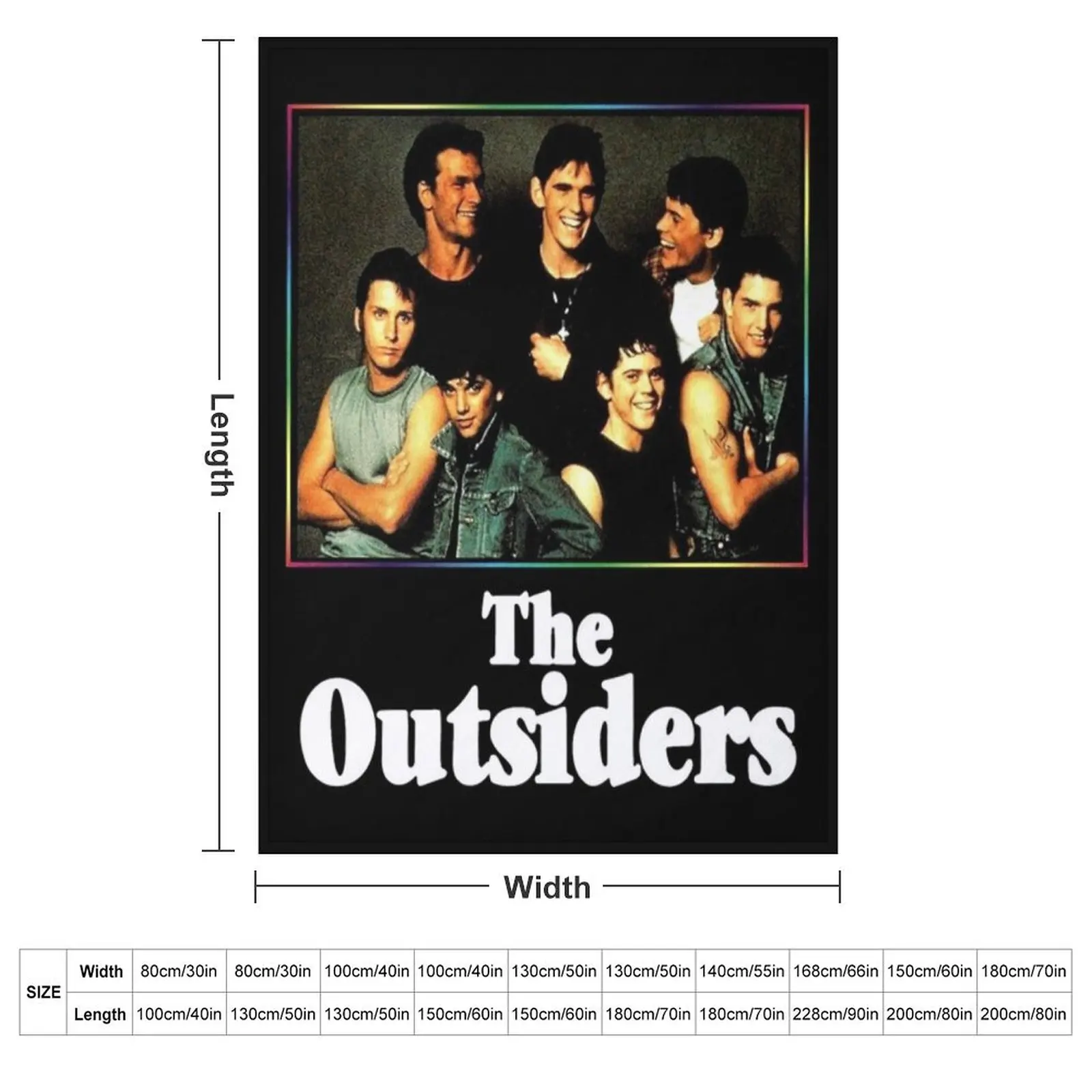 The Outsiders Movie Throw Blanket Fashion Sofas Decorative Throw Plaid on the sofa Warm Blankets