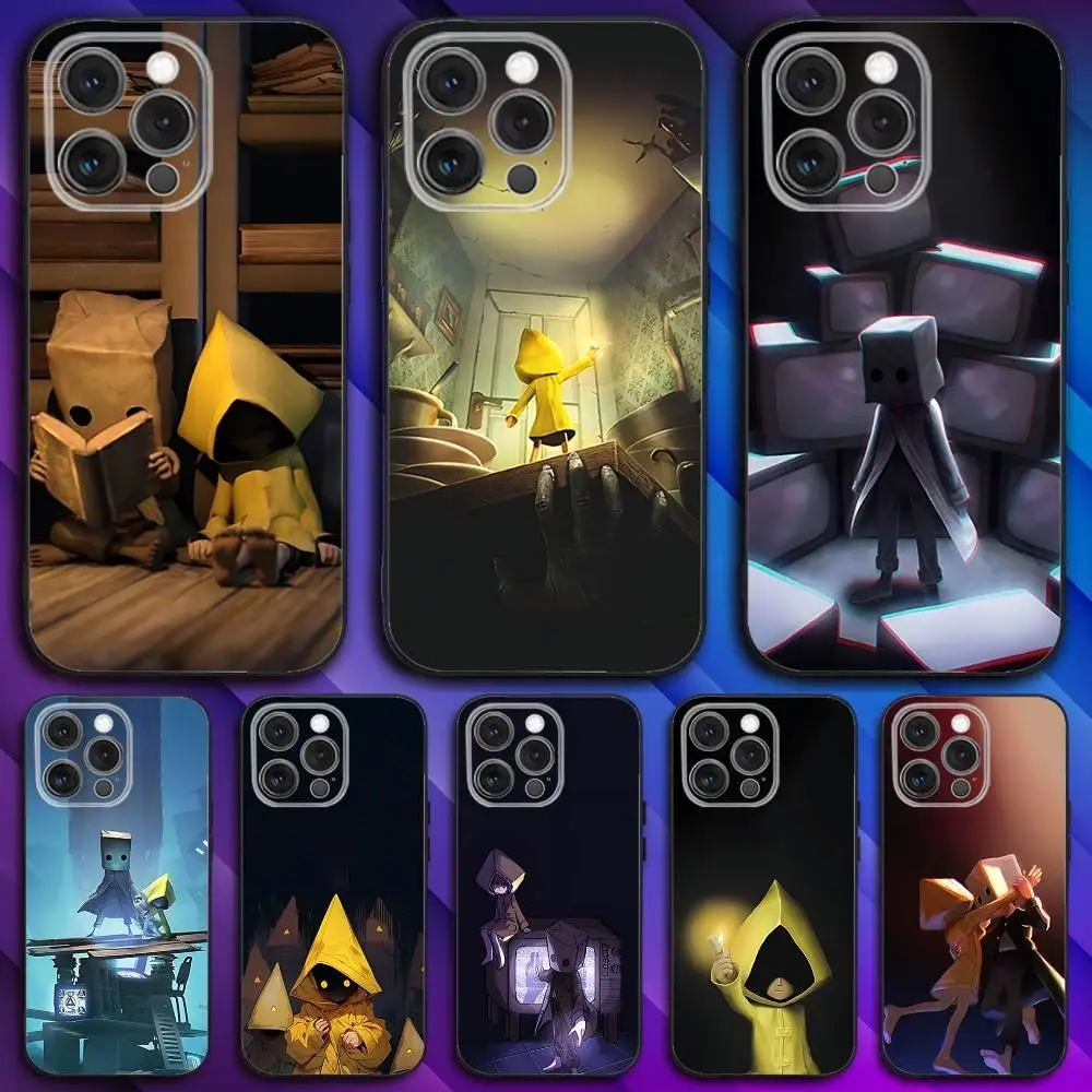 

L-Little Game N-Nightmares Phone Case For iPhone 17,16,15,14,13,12,11,Pro,Max,Plus,X,XS,SE4,E,Mini,Soft Black Case