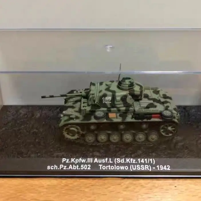 

IXO 1/72 Немецкий танк III L-типа 1942 года, модель танка с отделкой из сплава, подвижный ствол турели