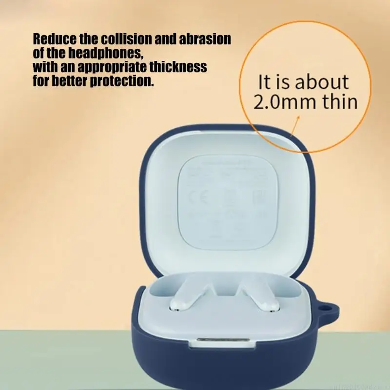 

D5BB чехол для наушников, устойчивый к царапинам, противоударная кожная пленка для R60i NC, пылезащитный корпус, моющийся рукав,