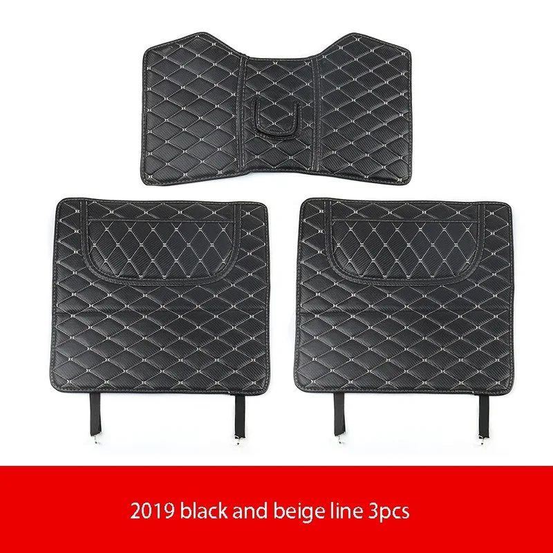 Anti-kick pad interior modification armrest box rear seat backrest anti kick For Hyundai Tucson 2015-2019