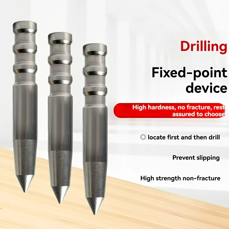 1pc Manual Center Puncher Hole Marker Wood Metal Steel Drill Locator Heavy Duty Punch  Expanding Core Drill  Carpentry Hand Tool