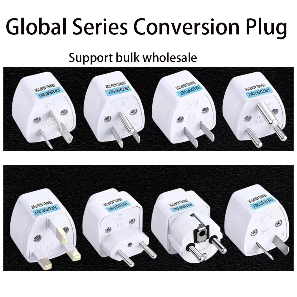 Universal Power Plug Converter - European AU EU To US UK Electrical Plug Adaptor for Travel in USA Israel Brazil Japan Korea。