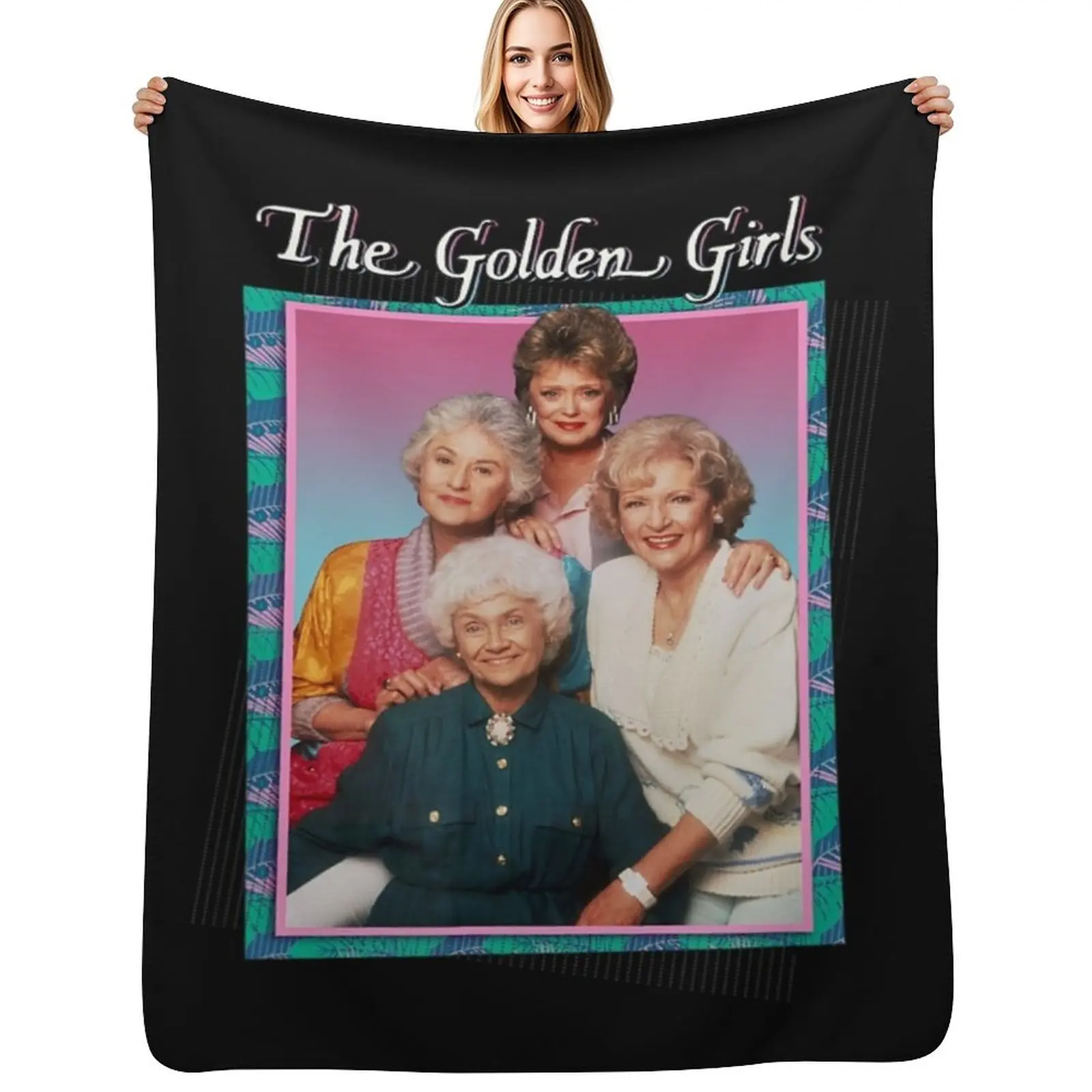 

The Golden Girls Golden Girls Throw Blanket Portable Lightweight Blanket for Travel Camping