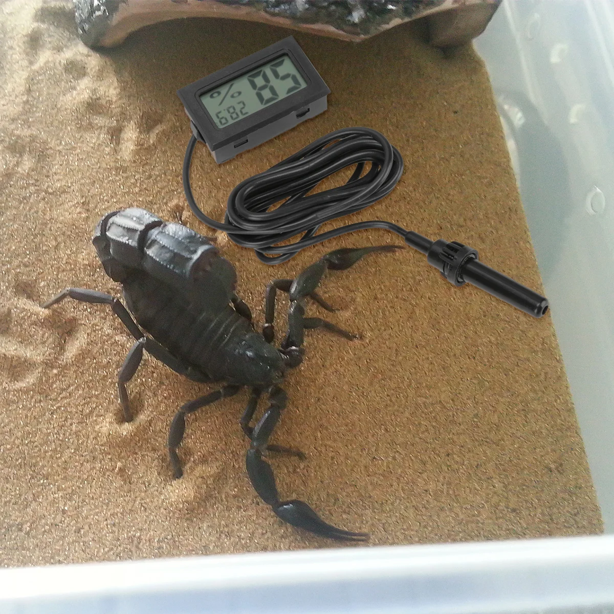 5Pcs Mini Digital Hygrometer Thermometer ABS Große Display Indoor Outdoor Temperatur Feuchtigkeit Meter Mini Hygrometer Thermometer