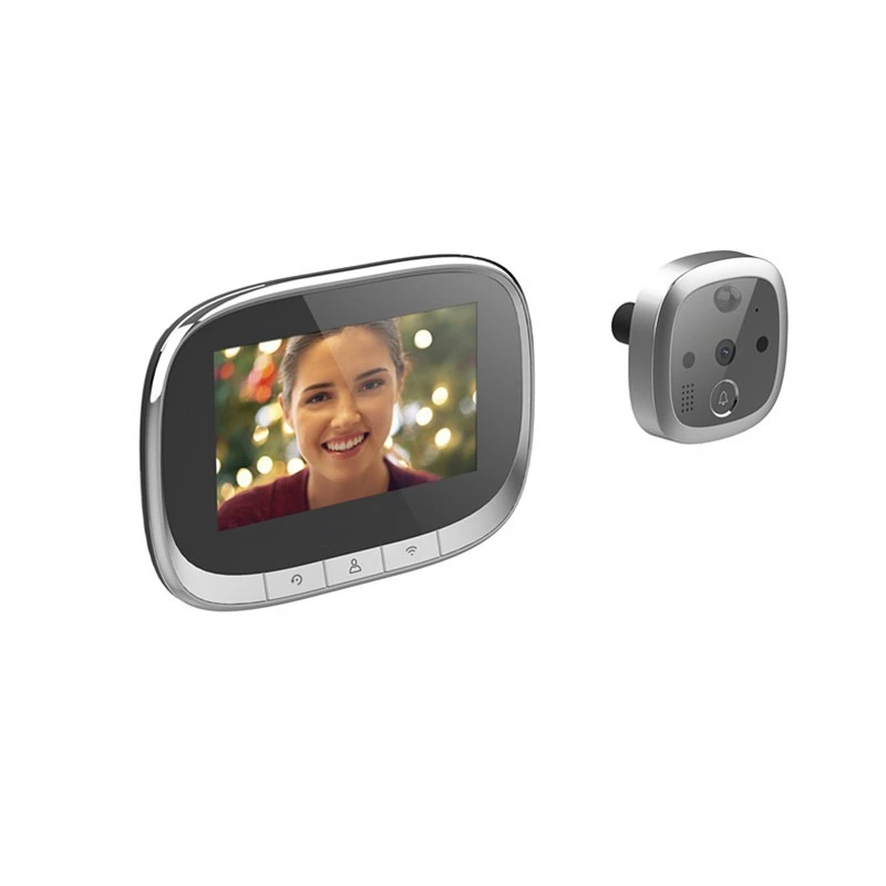 

2 million pixel graffiti home smart wifi cat eye, smart wireless video doorbell, mobile phone remote intercom
